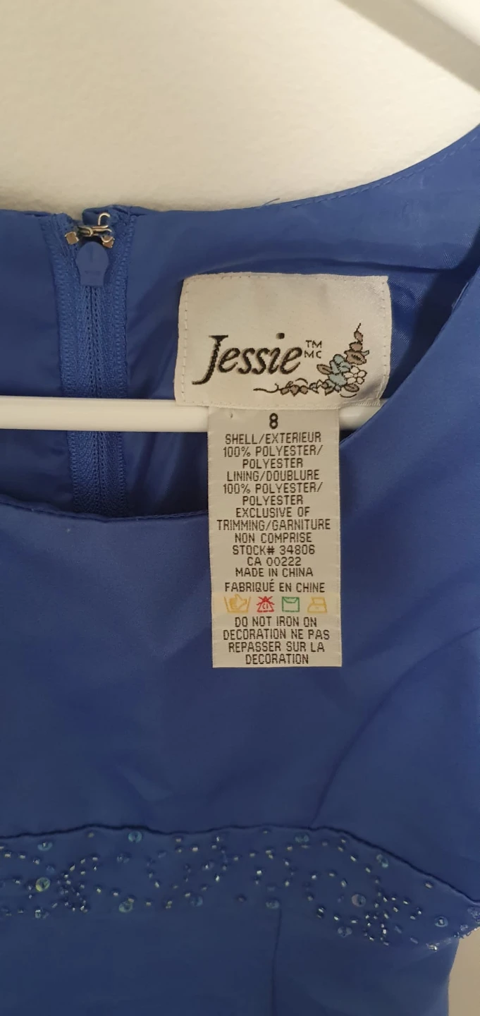 Jessie Blue Girls Dress Size 8 - photo 4