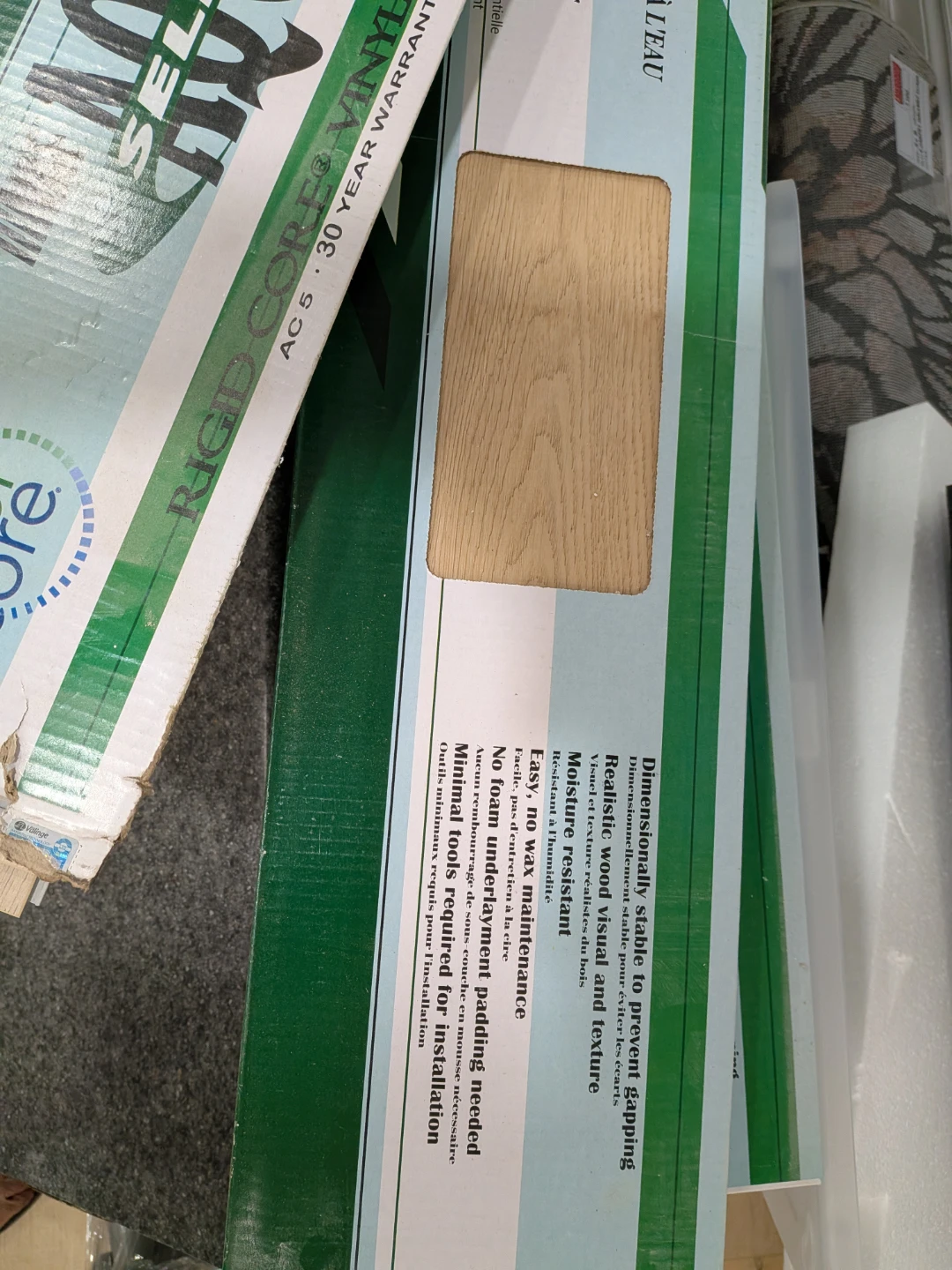 Rigid Core Luxury Vinyl Plank Flooring - $3.49 per Sq Ft.