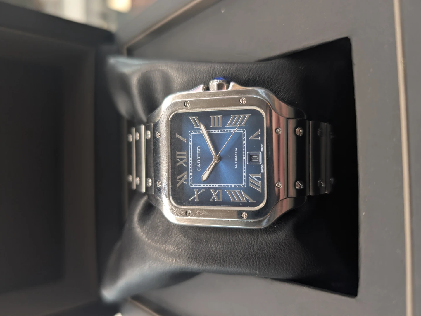 Cartier Santos automatic watch - photo 2