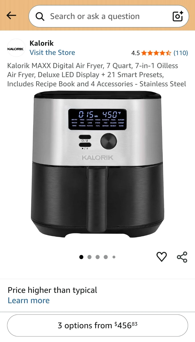 Kalorik MAXX Digital Air Fryer - photo 4