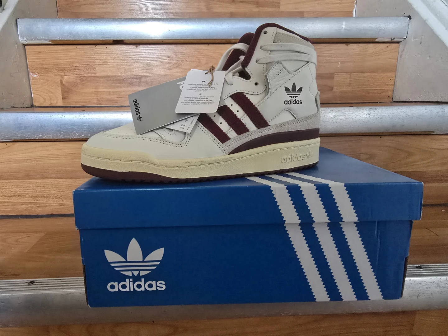 Adidas Forum 84 Hi W Sneakers - Size 8 US / 6.5 UK