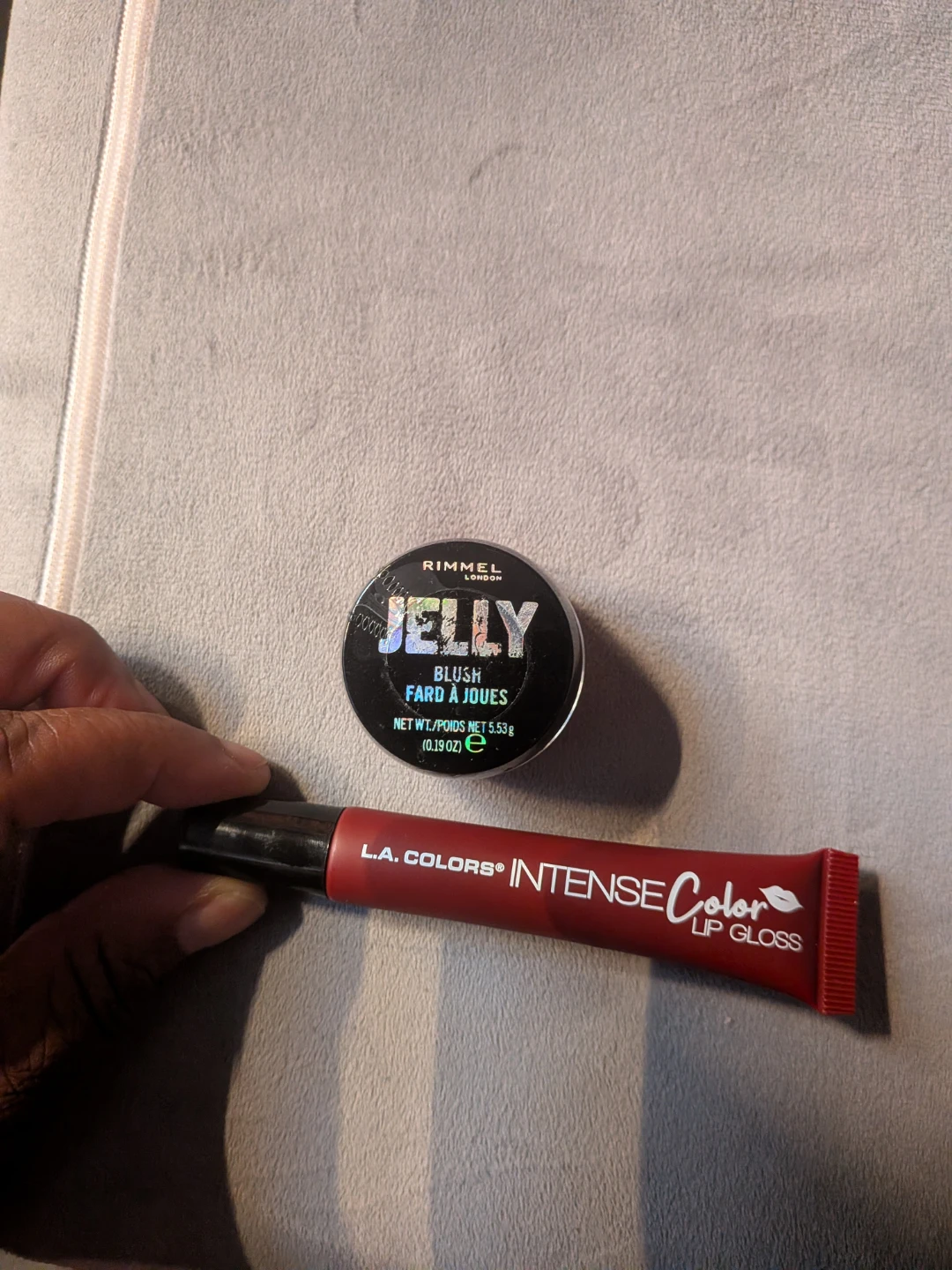 Rimmel Jelly Blush and LA Colors Lip Gloss Set - photo 2