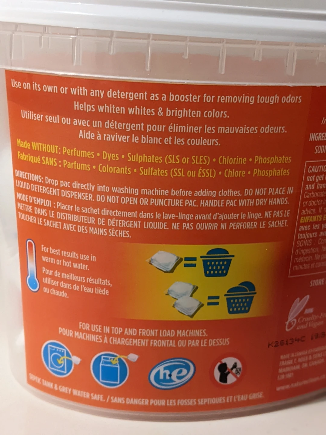 $10 (reg. $21 w tax) Nature Clean for Laundry - 60 loads - photo 3