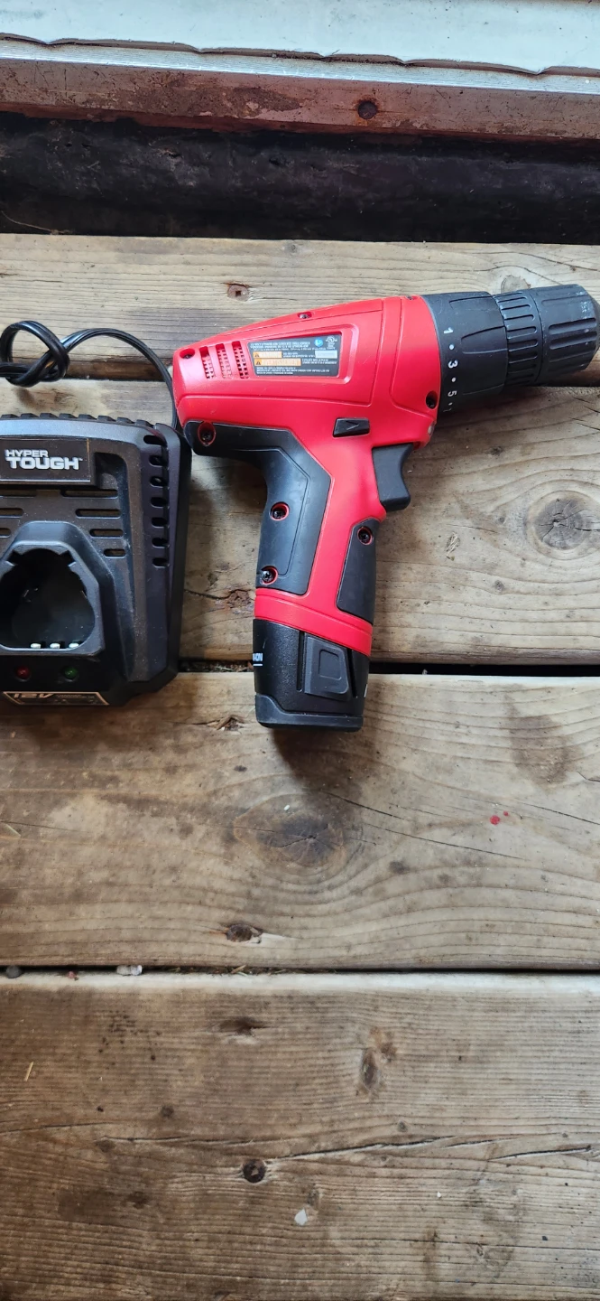 Hyper Tough 12V Cordless Drill with Charger - photo 2
