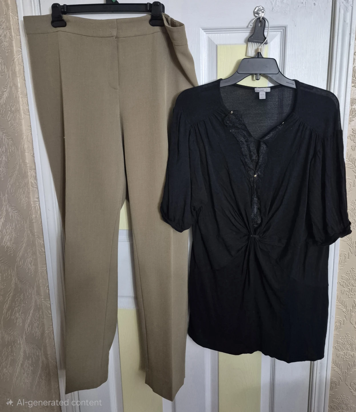 all 2 Old Navy cotton top and pants XL/16