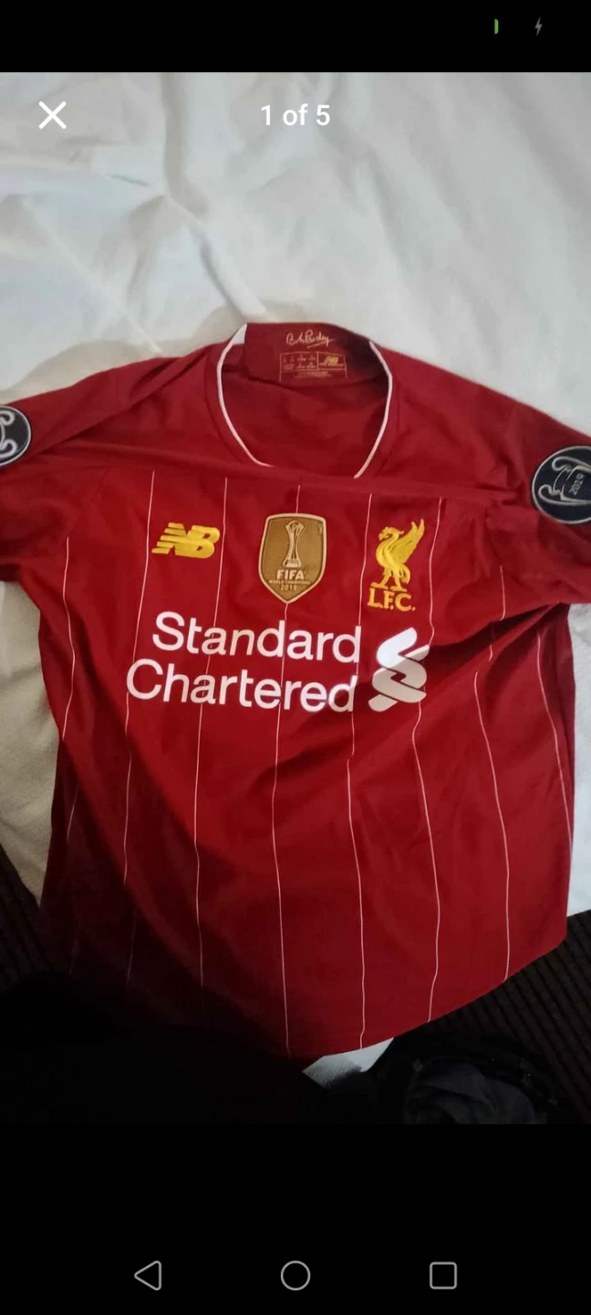 Liverpool FC 2019 Champions League Jersey size small