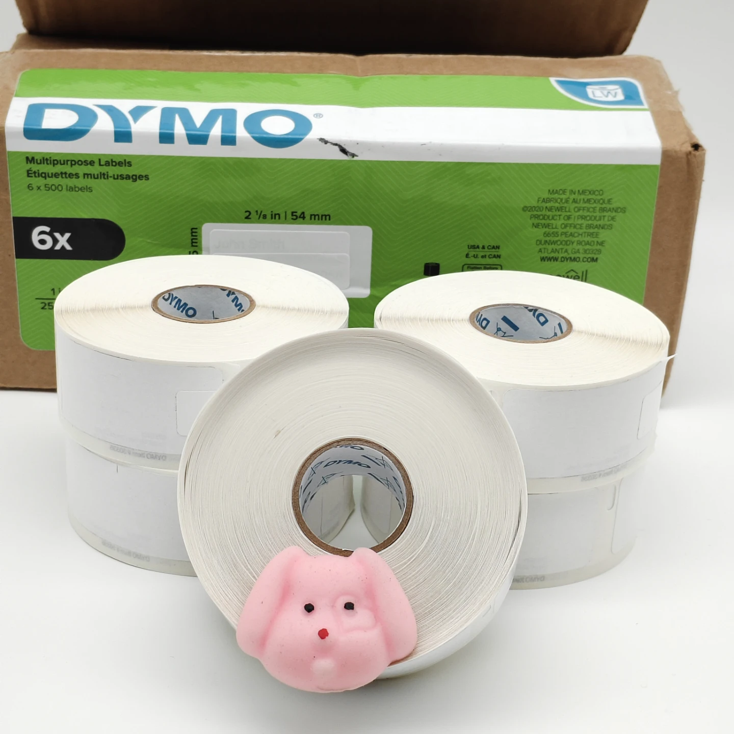 DYMO Multipurpose Labels 5 x 500 Labels