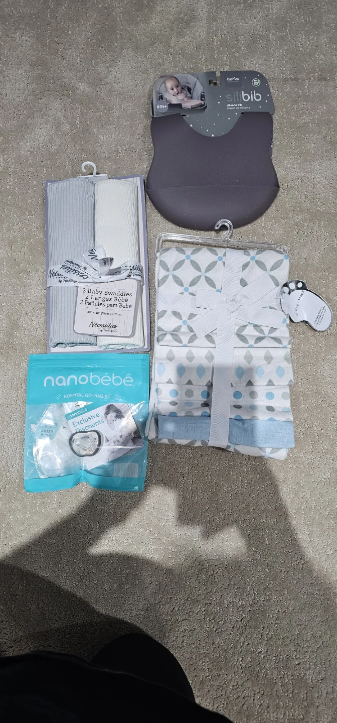 Assorted baby items