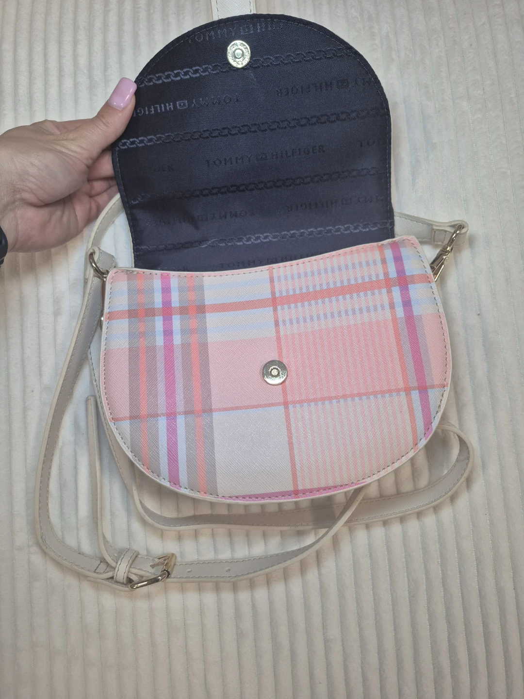 Tommy Hilfiger Plaid Saddle Bag - photo 2