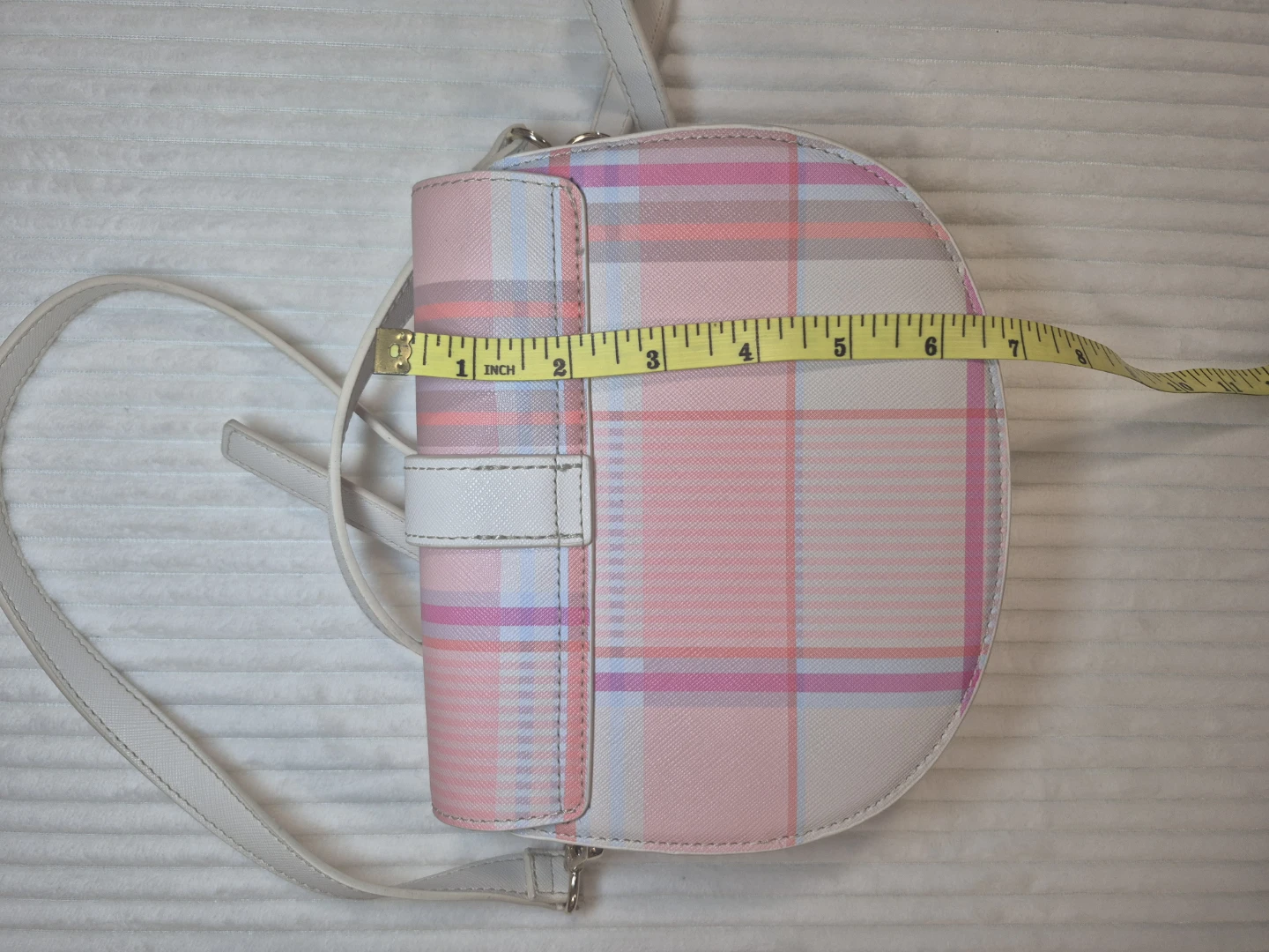 Tommy Hilfiger Plaid Saddle Bag - photo 4