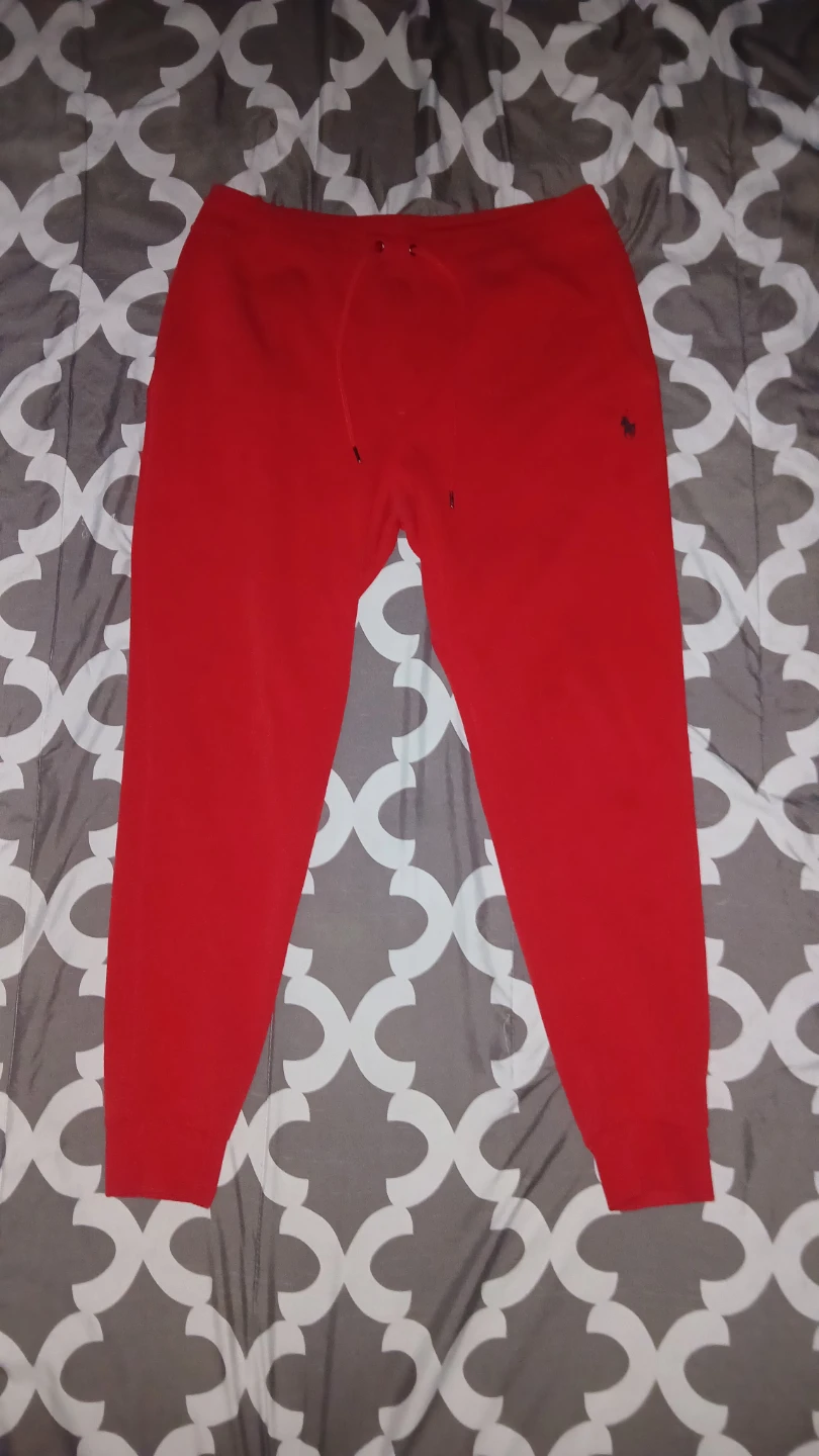 Polo Ralph Lauren Red Hoodie and Joggers Set - Size M