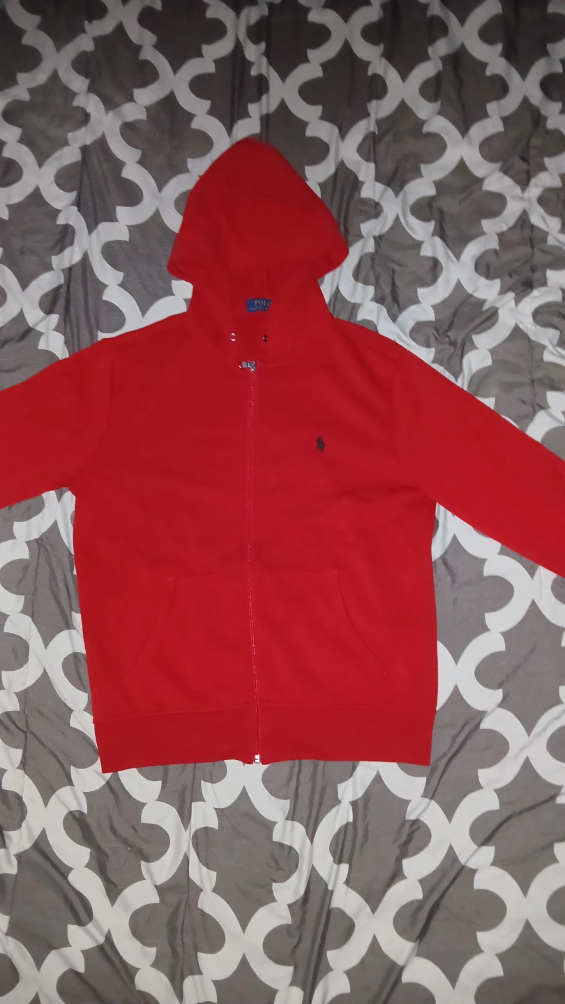 Polo Ralph Lauren Red Hoodie and Joggers Set - Size M - photo 4