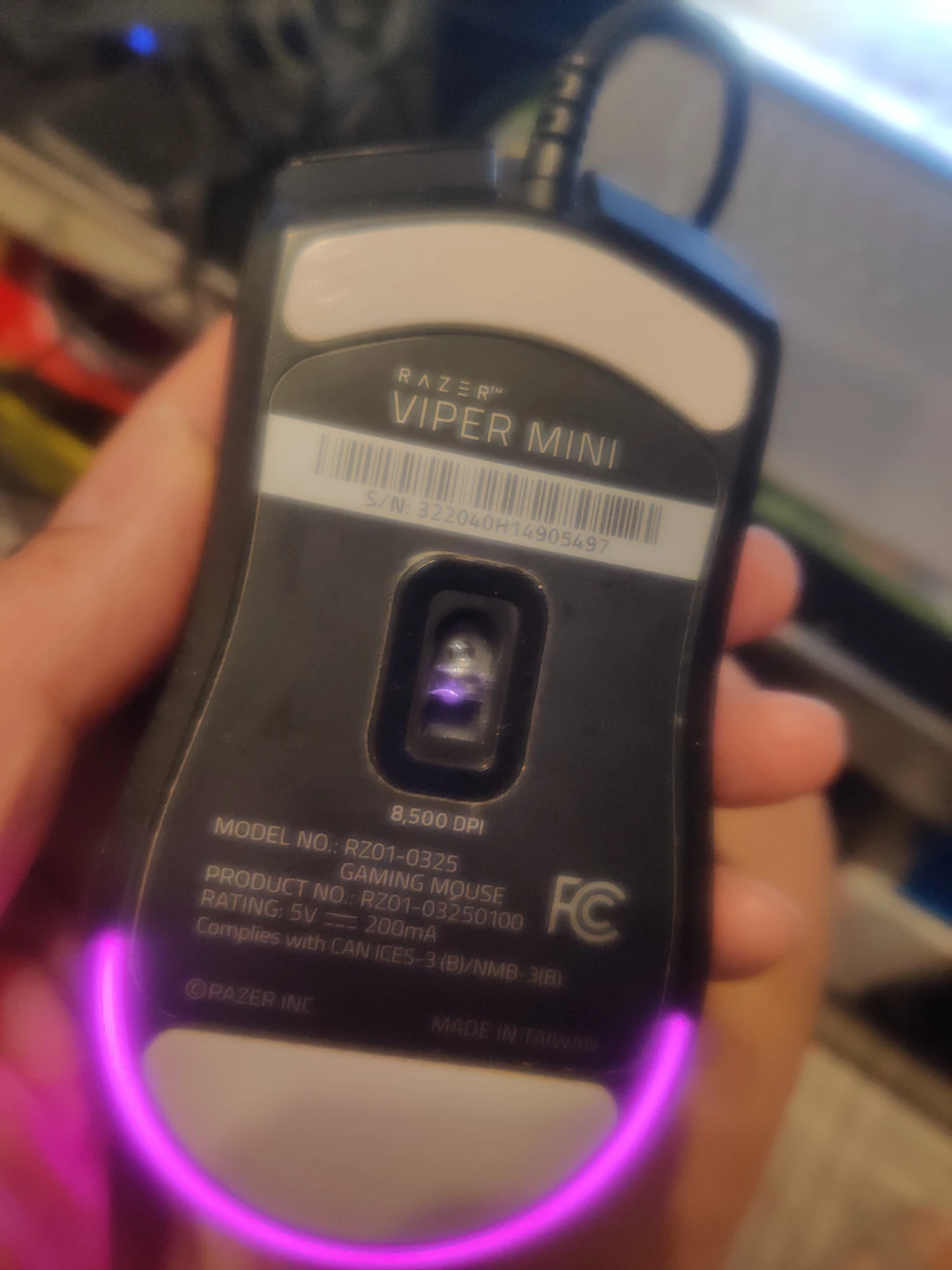 Razer Viper Mini Gaming Mouse - photo 4