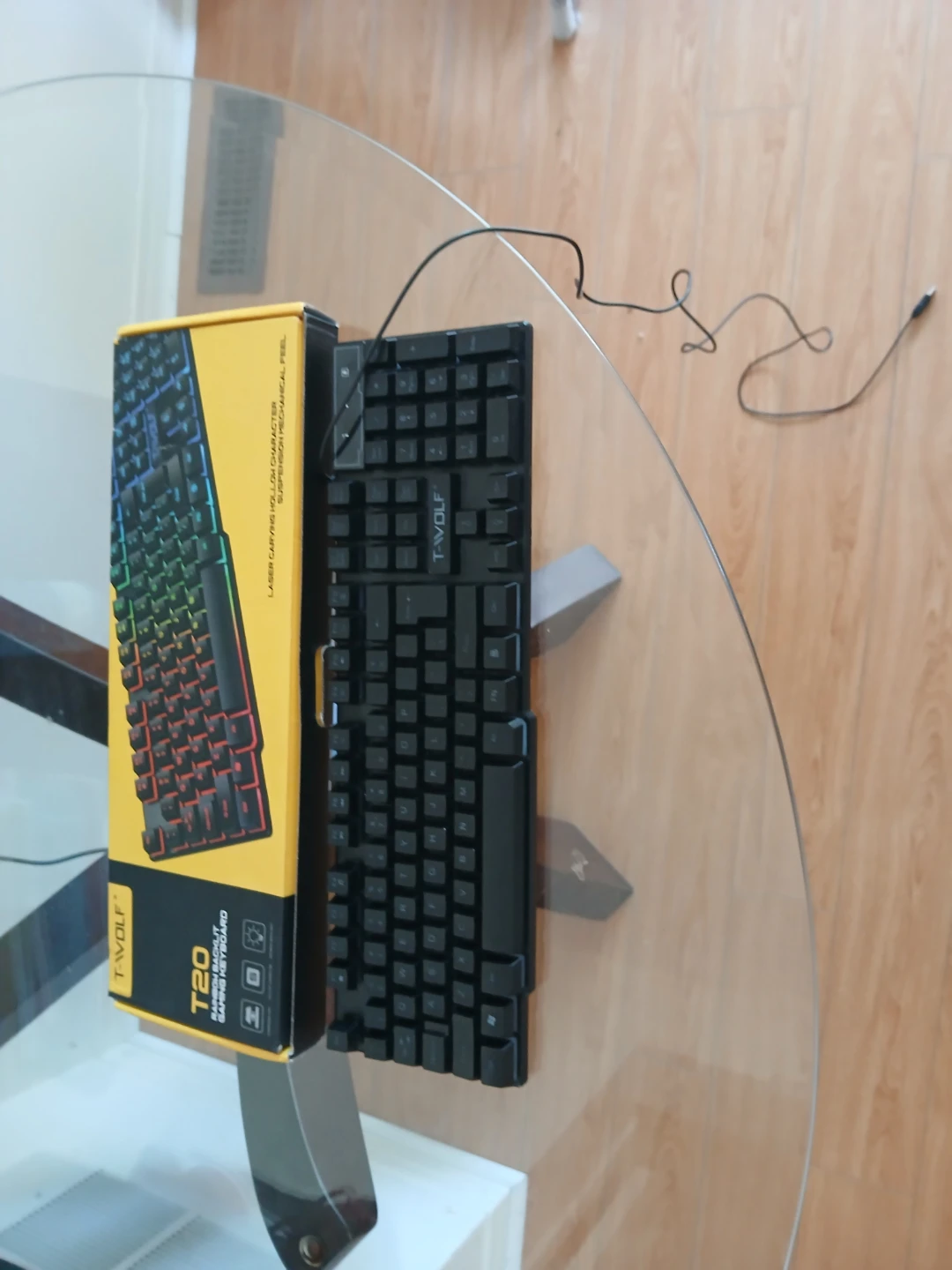 T20 T-WOLF Rainbow Backlit Gaming Keyboard - photo 4