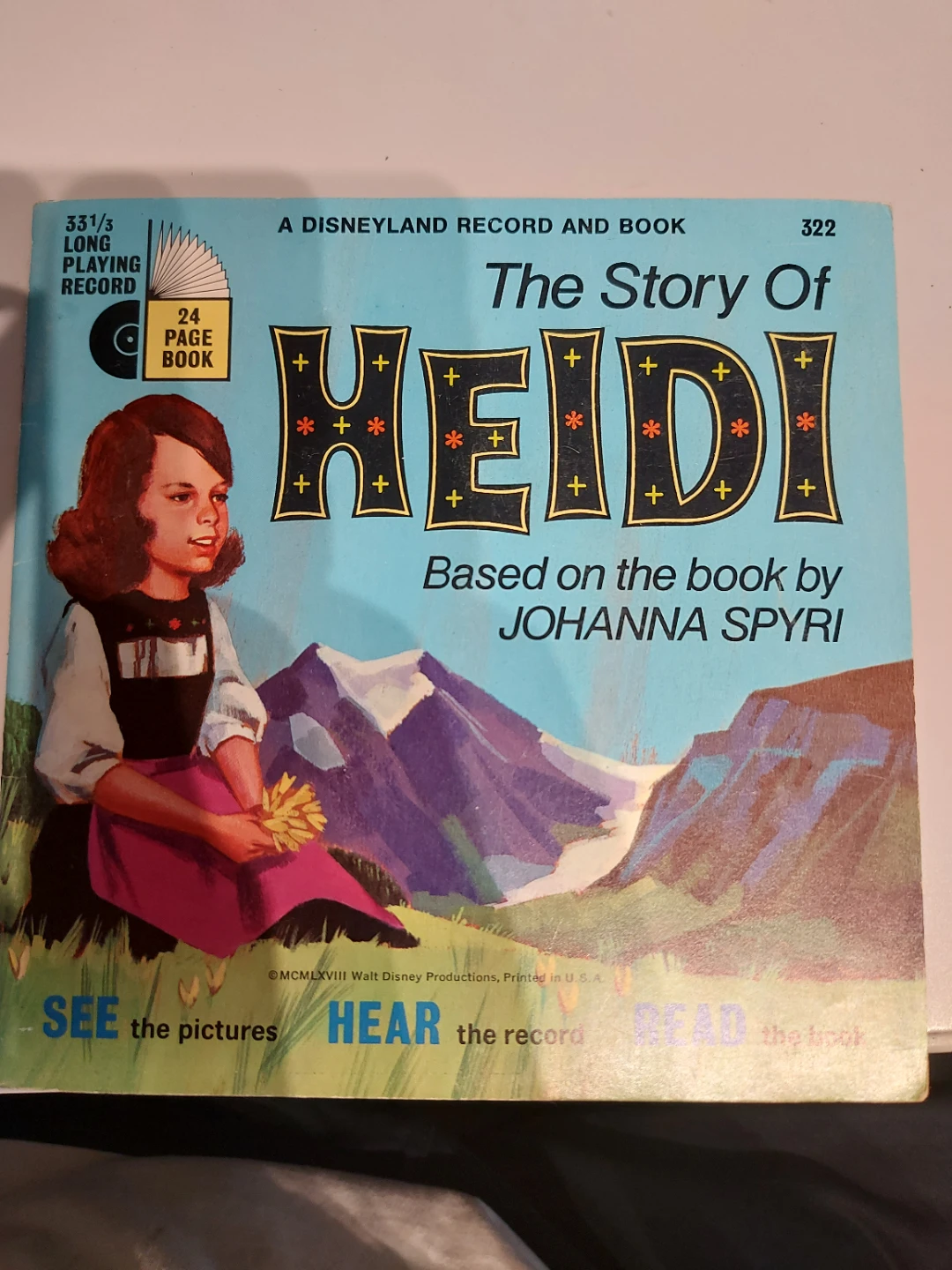 Disneyland Record and Book: The Story of Heidi