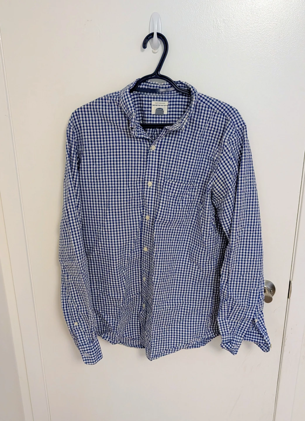 Old Navy Gingham Button-Up Shirt - Men's Size Medium