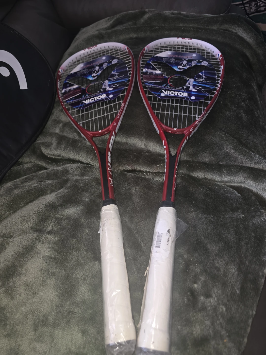 Victor Squash Rackets with Head Cover - photo 2