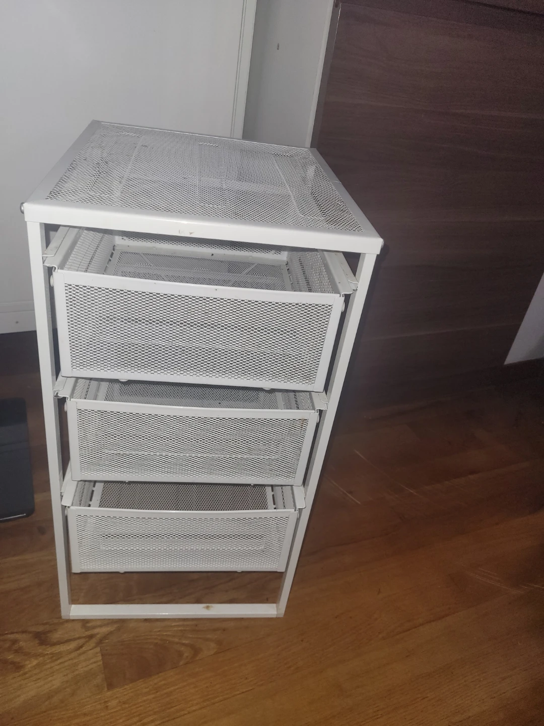 White 3-Drawer Storage Unit