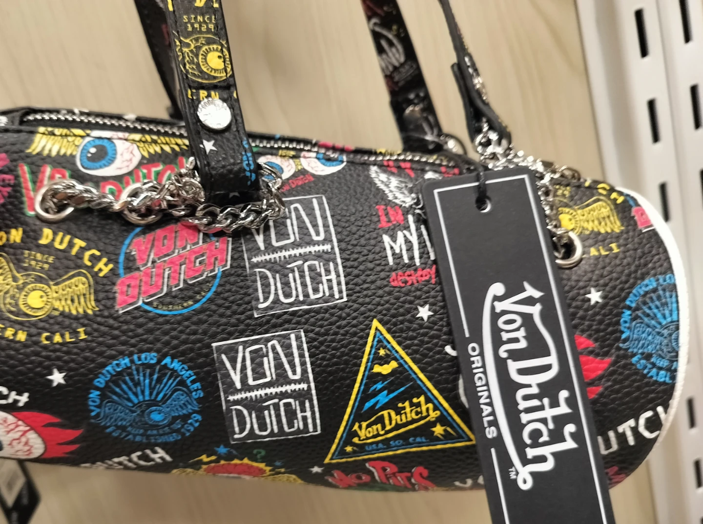Von Dutch Barrel Bag