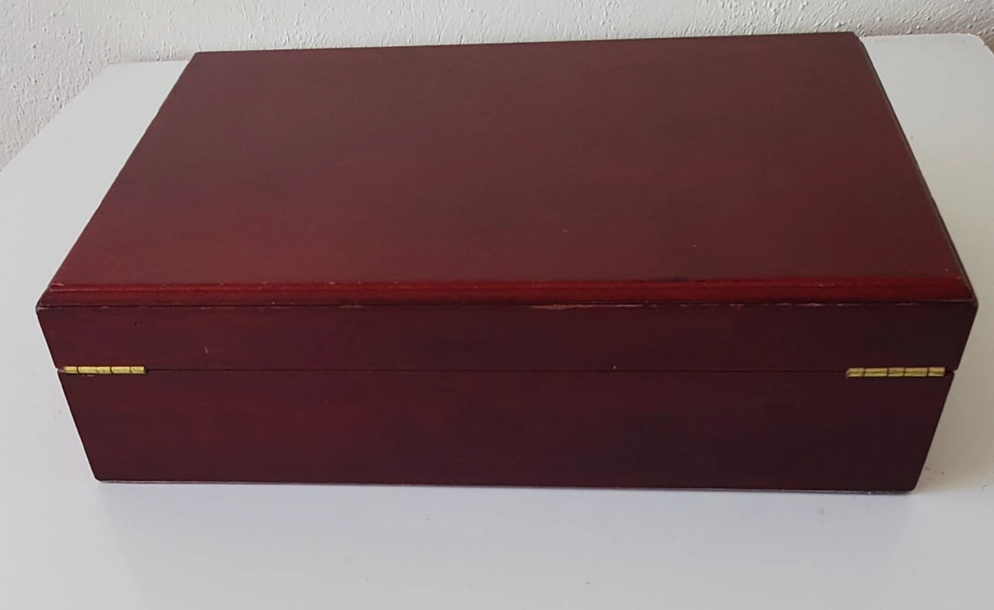 Wooden Humidor with Hygrometer and Humidifier - photo 2