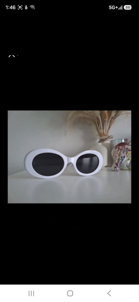 Celine White Oval Sunglasses - photo 5