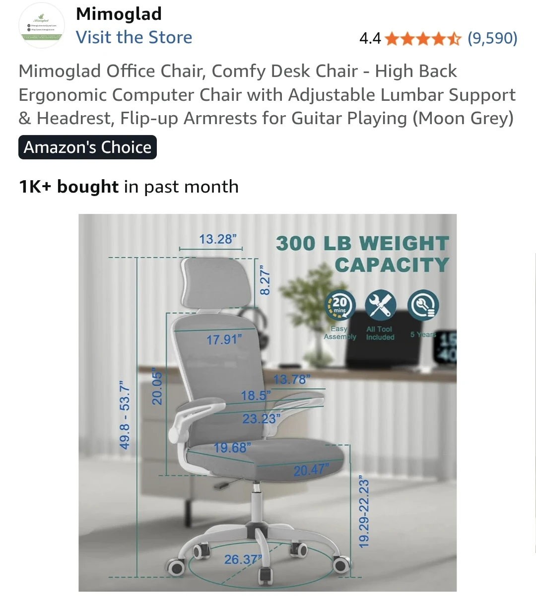 Mimoglad Office Chair - photo 3