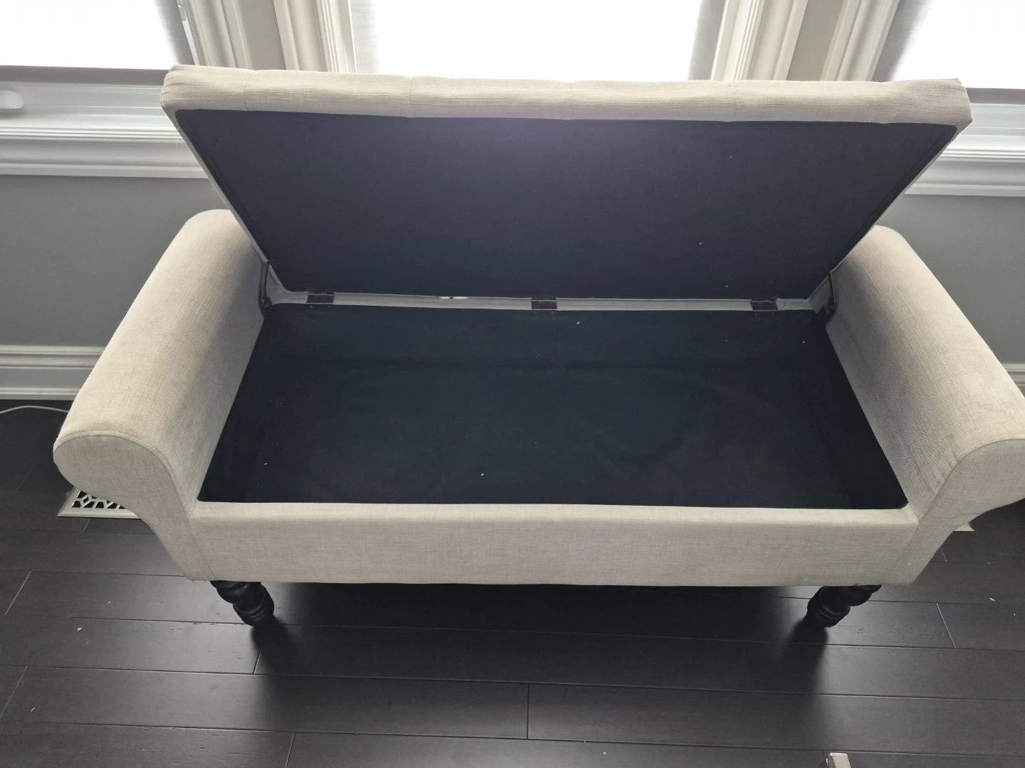 Tufted Storage Bench - photo 3