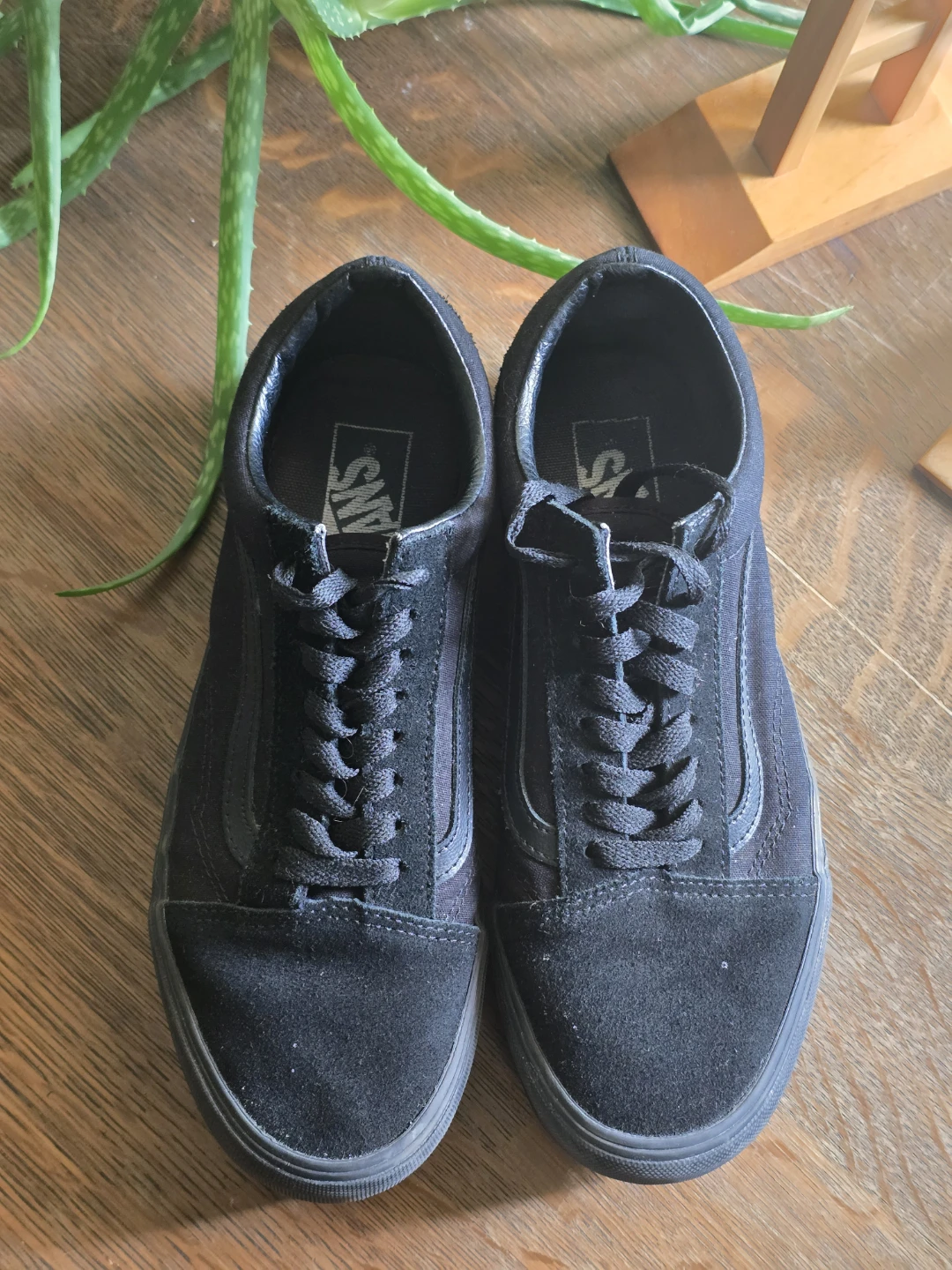 Platform Old Skool Vans - Black (Used) - photo 5