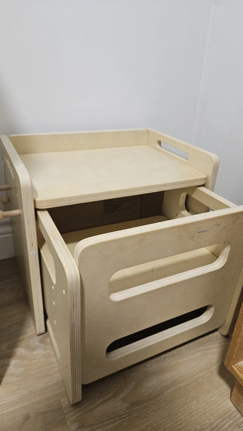 Wooden Adjustable Kids Activity Table and Chair Set - photo 3