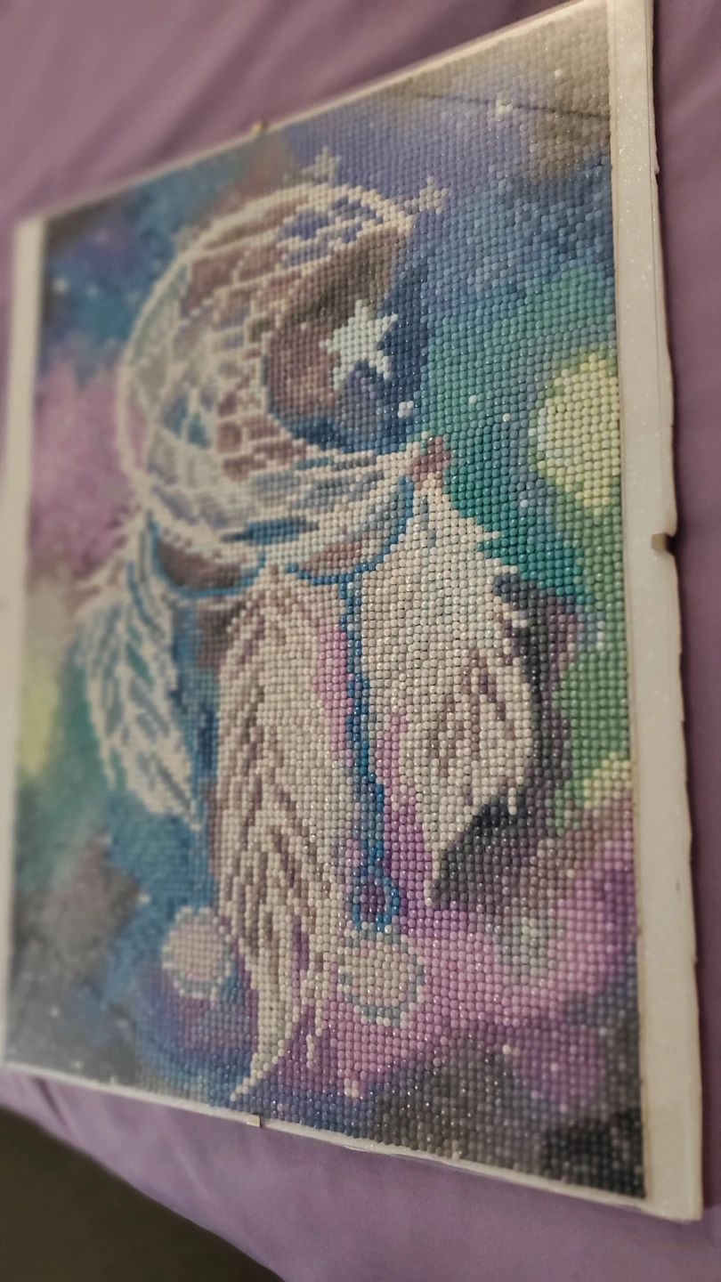 Dreamcatcher Diamond Painting 11x 14 Framed  Wall Art - photo 5