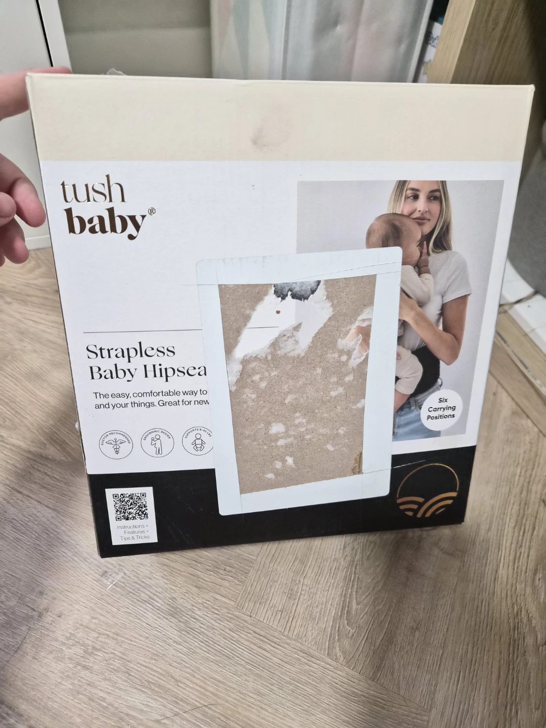 Tushbaby Strapless Baby Hipseat