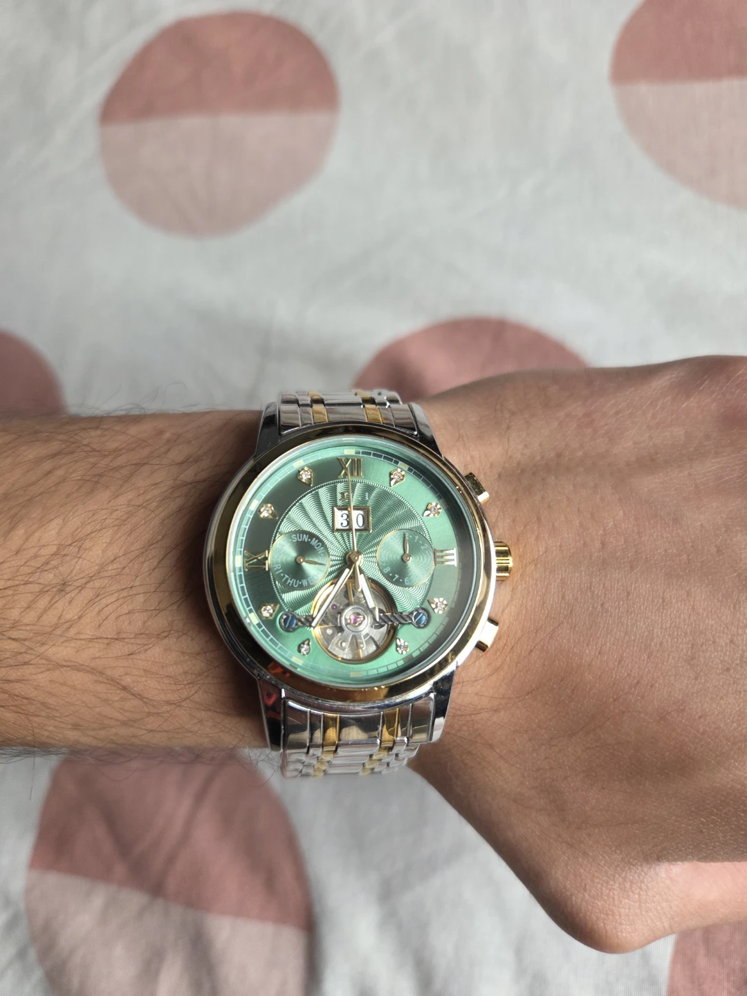 LIGE Men's Two-Tone Automatic Watch - photo 3