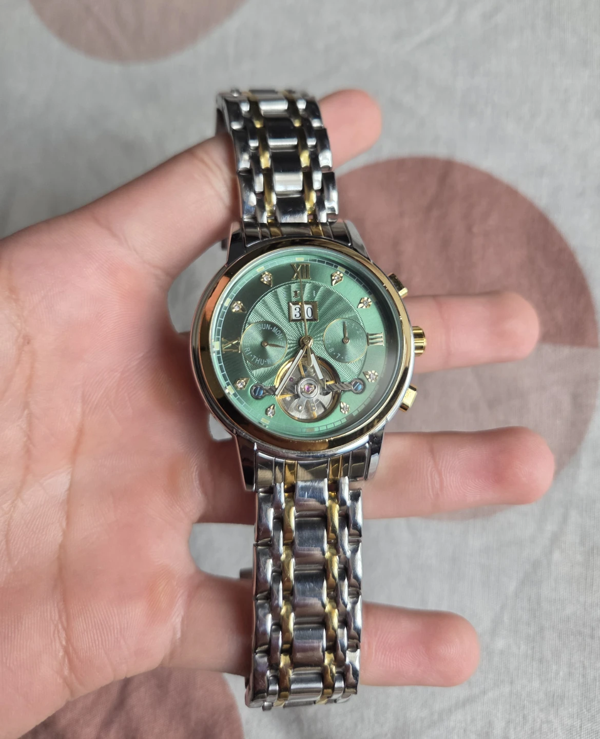 LIGE Men's Two-Tone Automatic Watch - photo 5