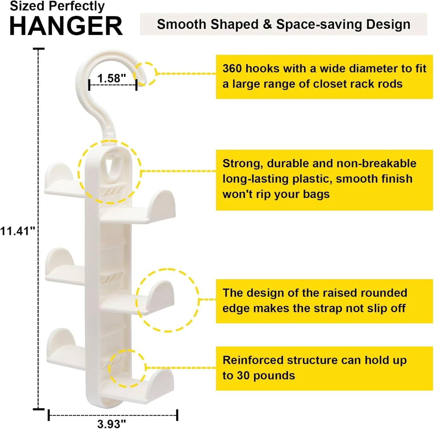 NEW 2pc Pack Purse Hanger Organizer - photo 5