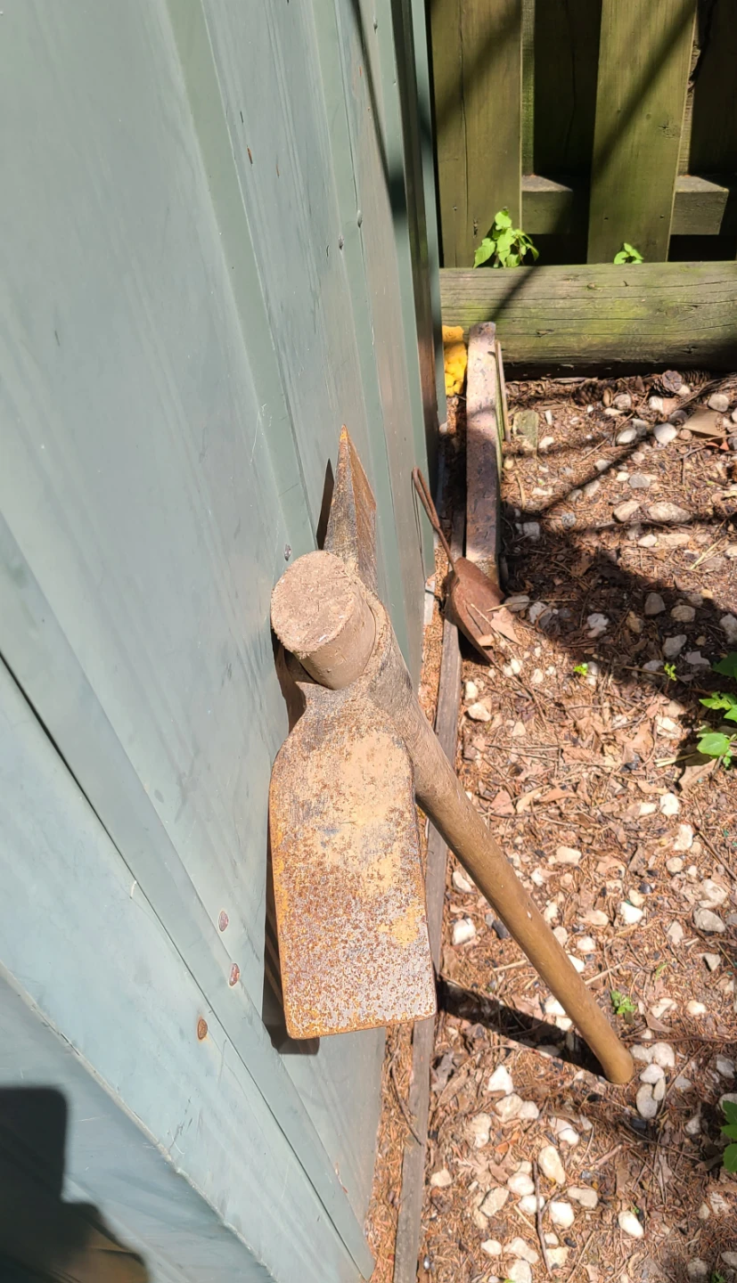 Pick Axe with Wood Handle - Dig Trenches, Chop Roots, Etc. - photo 3