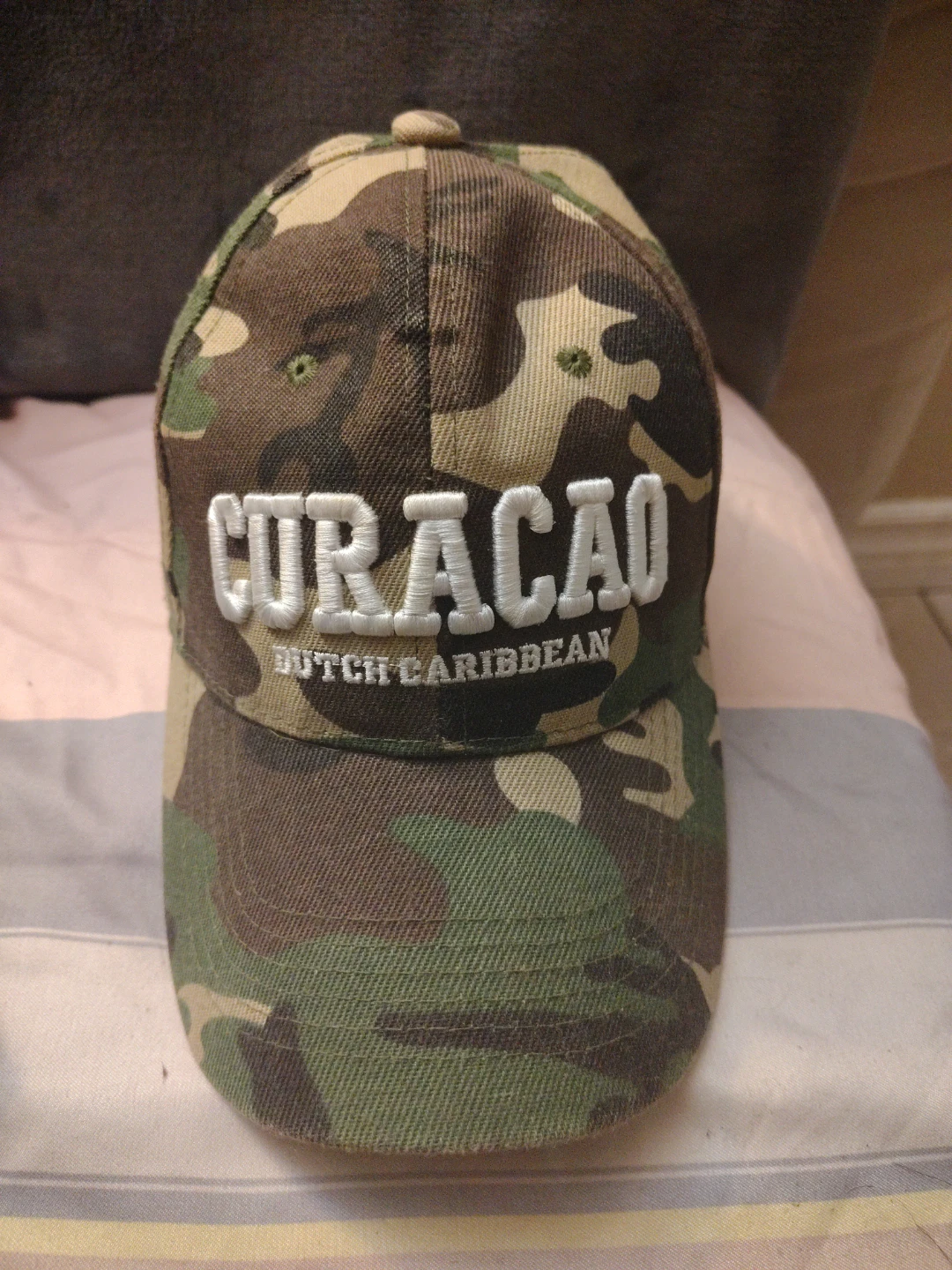 Curacao Dutch Caribbean Camo Baseball Cap