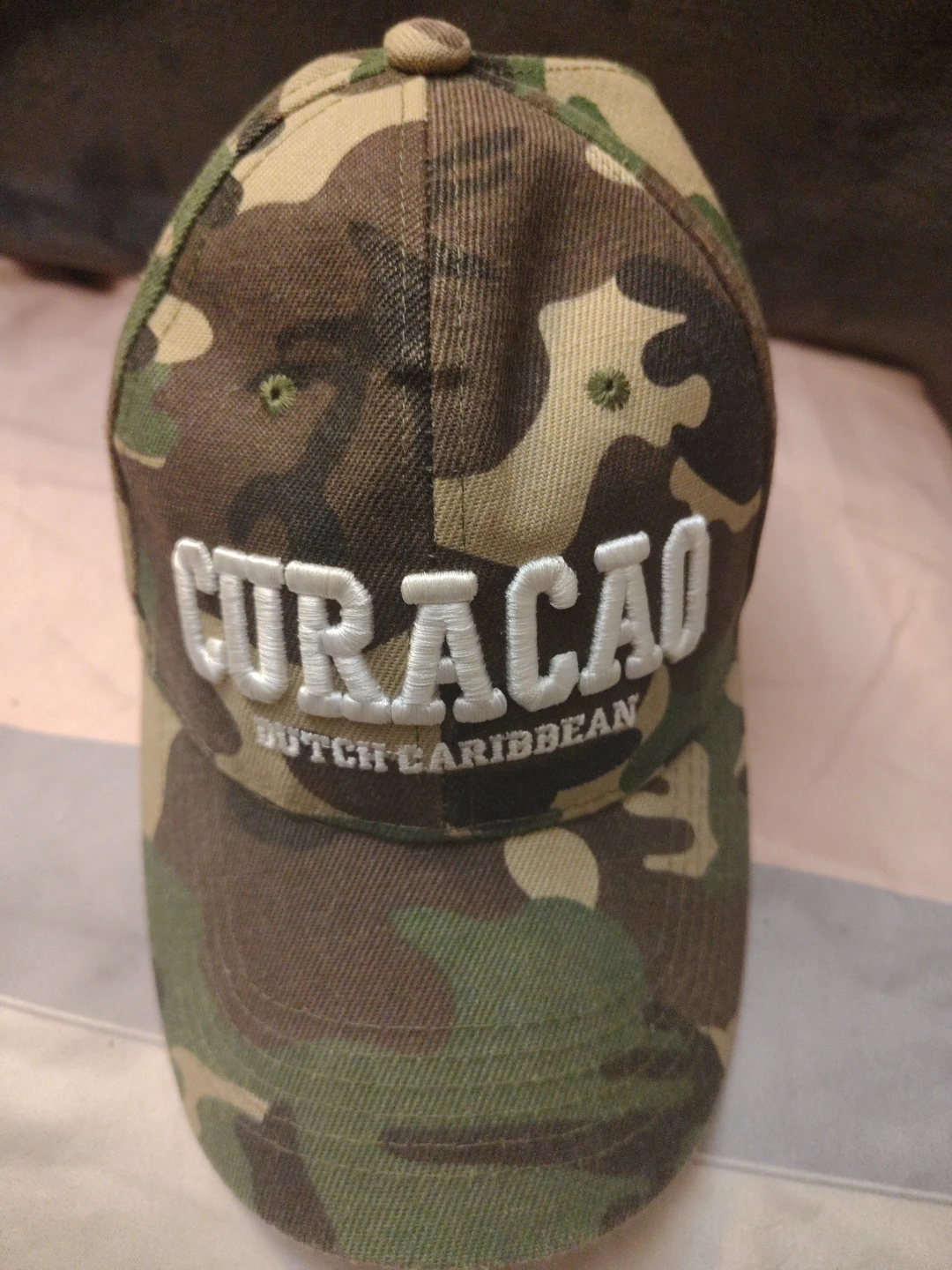 Curacao Dutch Caribbean Camo Baseball Cap - photo 4