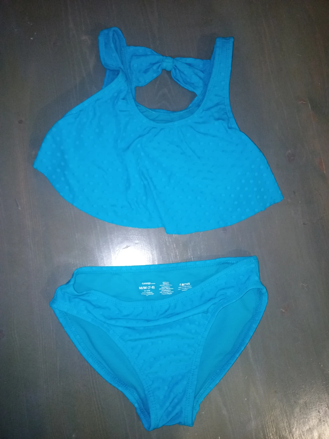 Girls blue bikini