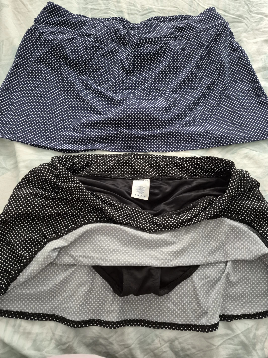 Lands' End Polka Dot Skirt Swimsuit Bottoms Size 12P