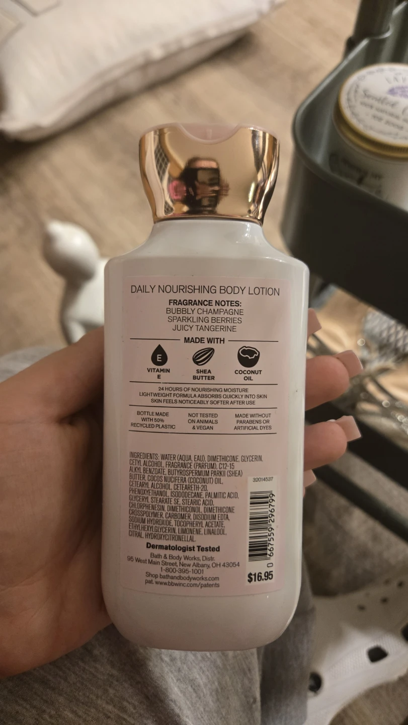 Bath & Body Works Champagne Toast Body Lotion 8 oz