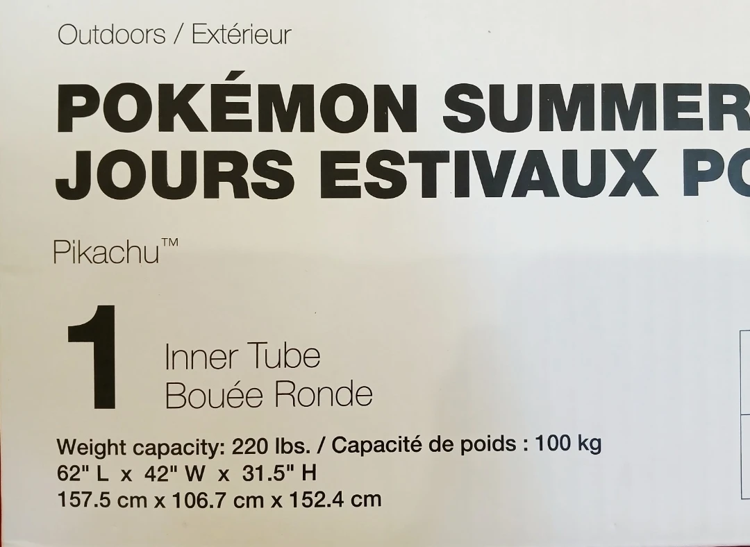 Pokemon Pikachu Inner Tube Pool Float [62"] *NEW* - photo 5