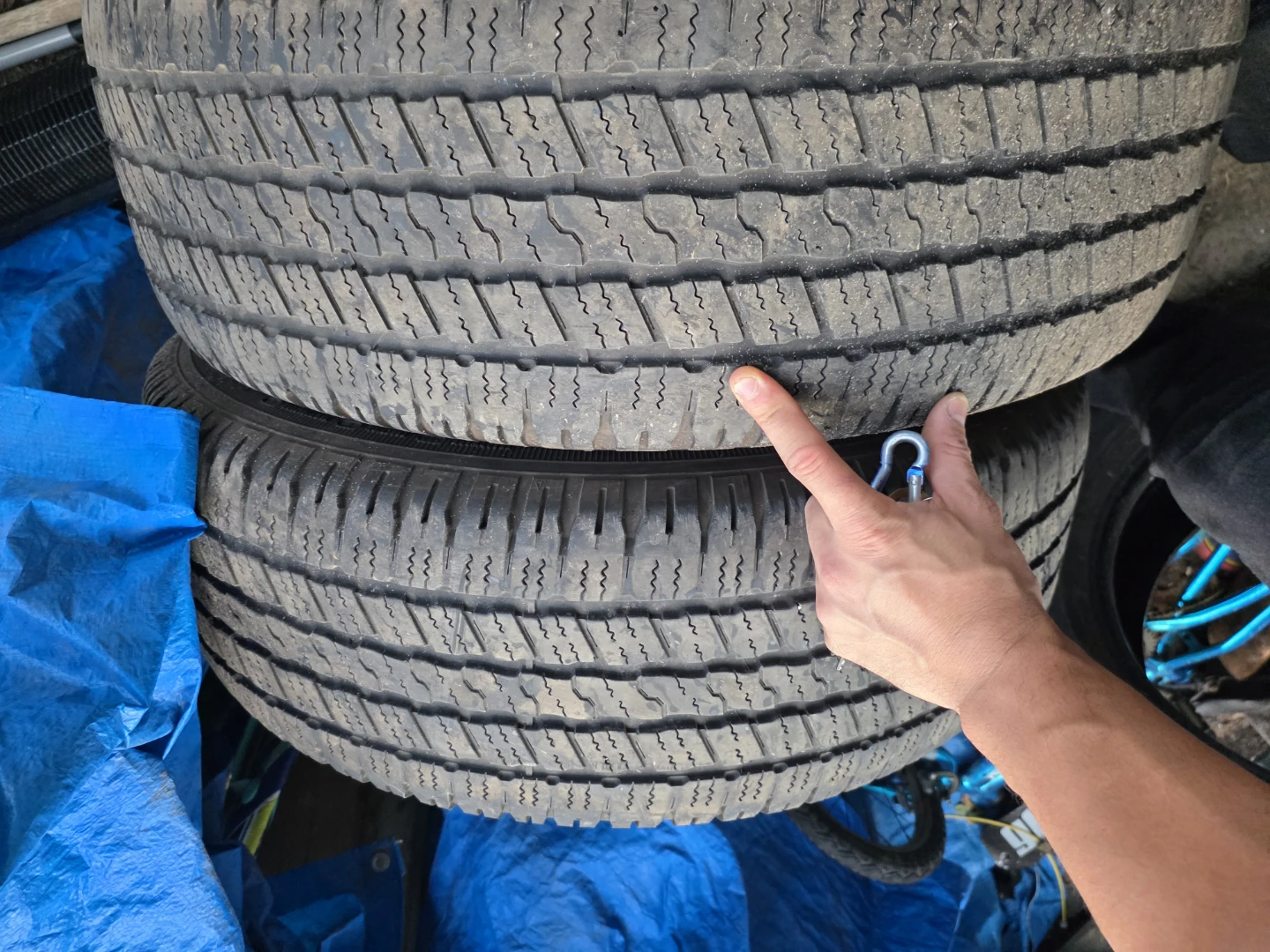 Goodyear Wrangler Tires (Set of 2) - 2023 Manufacturing Date