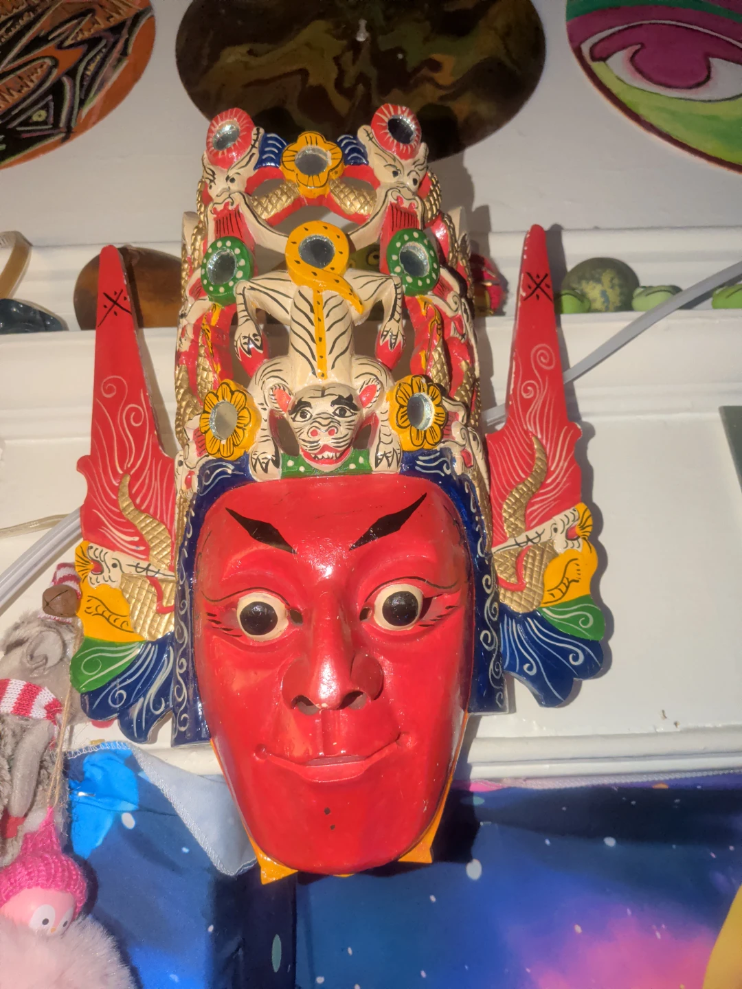 Decorative Hand-Painted Wooden Masks from China - photo 2