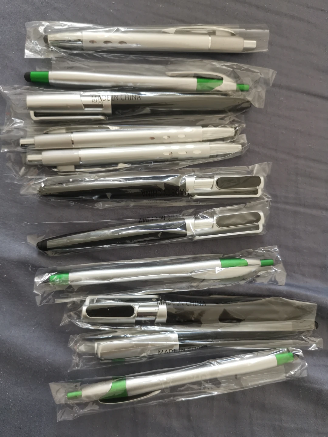 Assorted Pens with Stylus Tips