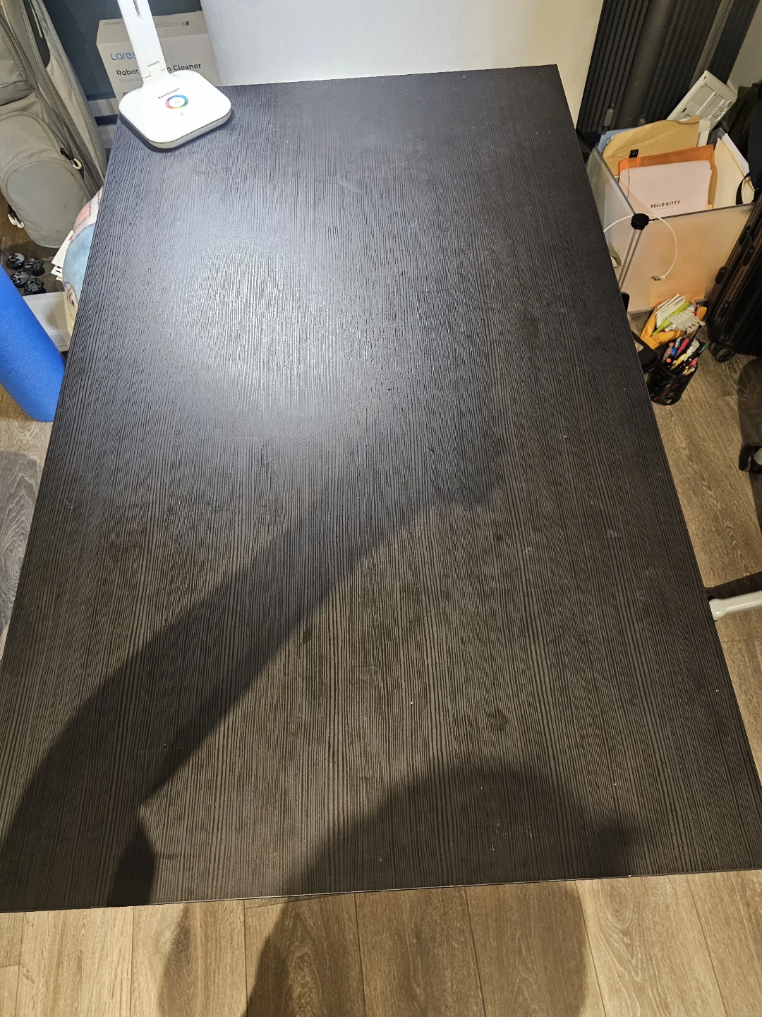 IKEA black table & Chair - photo 2