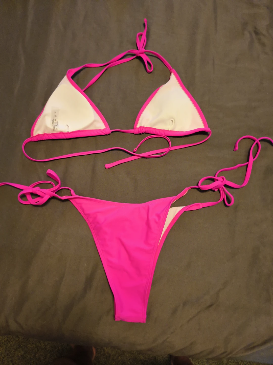 Pink String Bikini Swimsuit - photo 3
