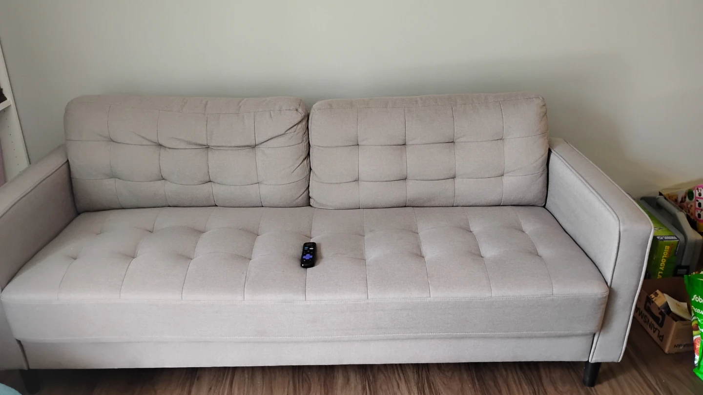 3‑seater fabric sofa for sale.