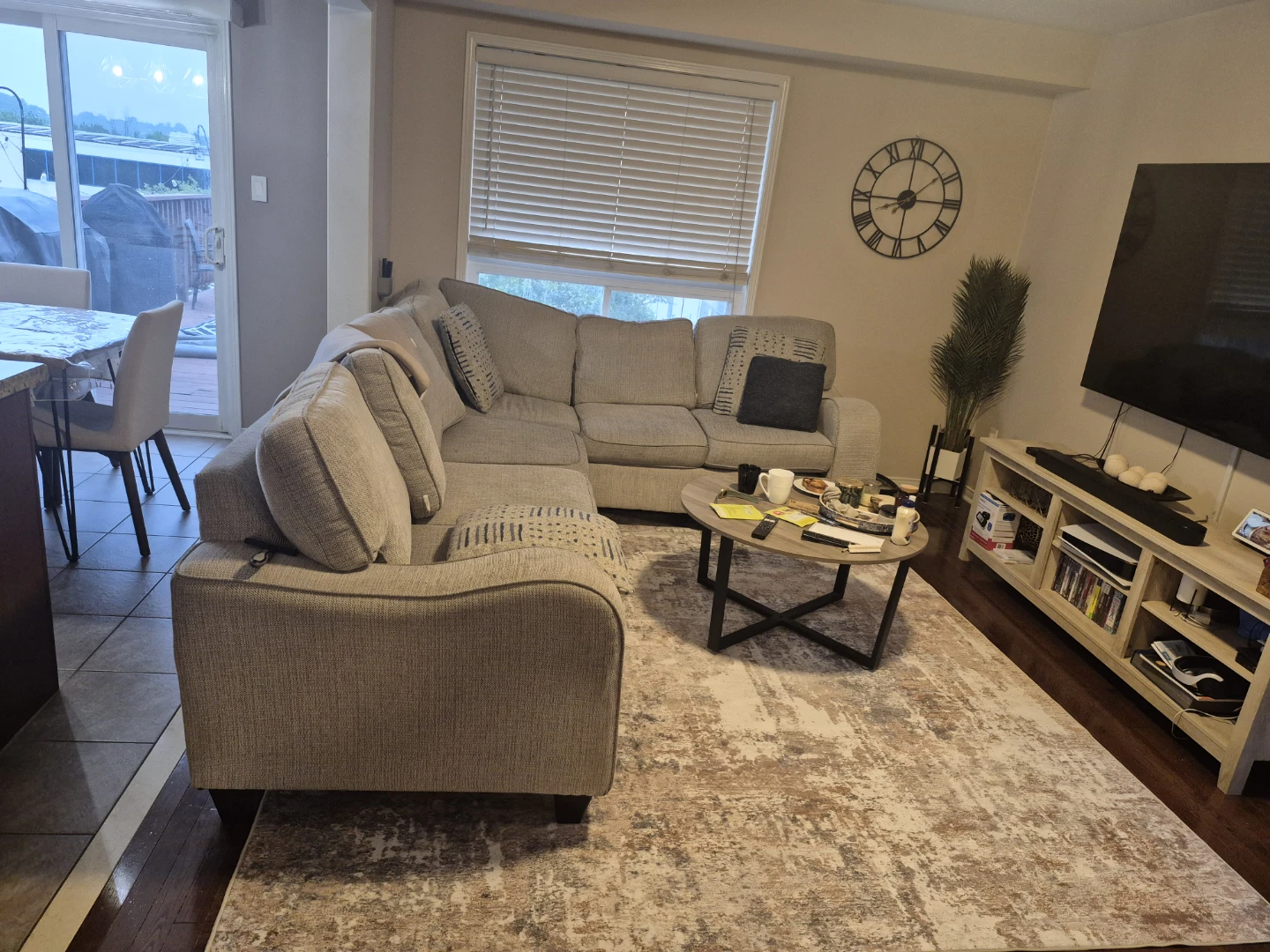 Abstract Area Rug 5 ft by 7 ft - photo 3