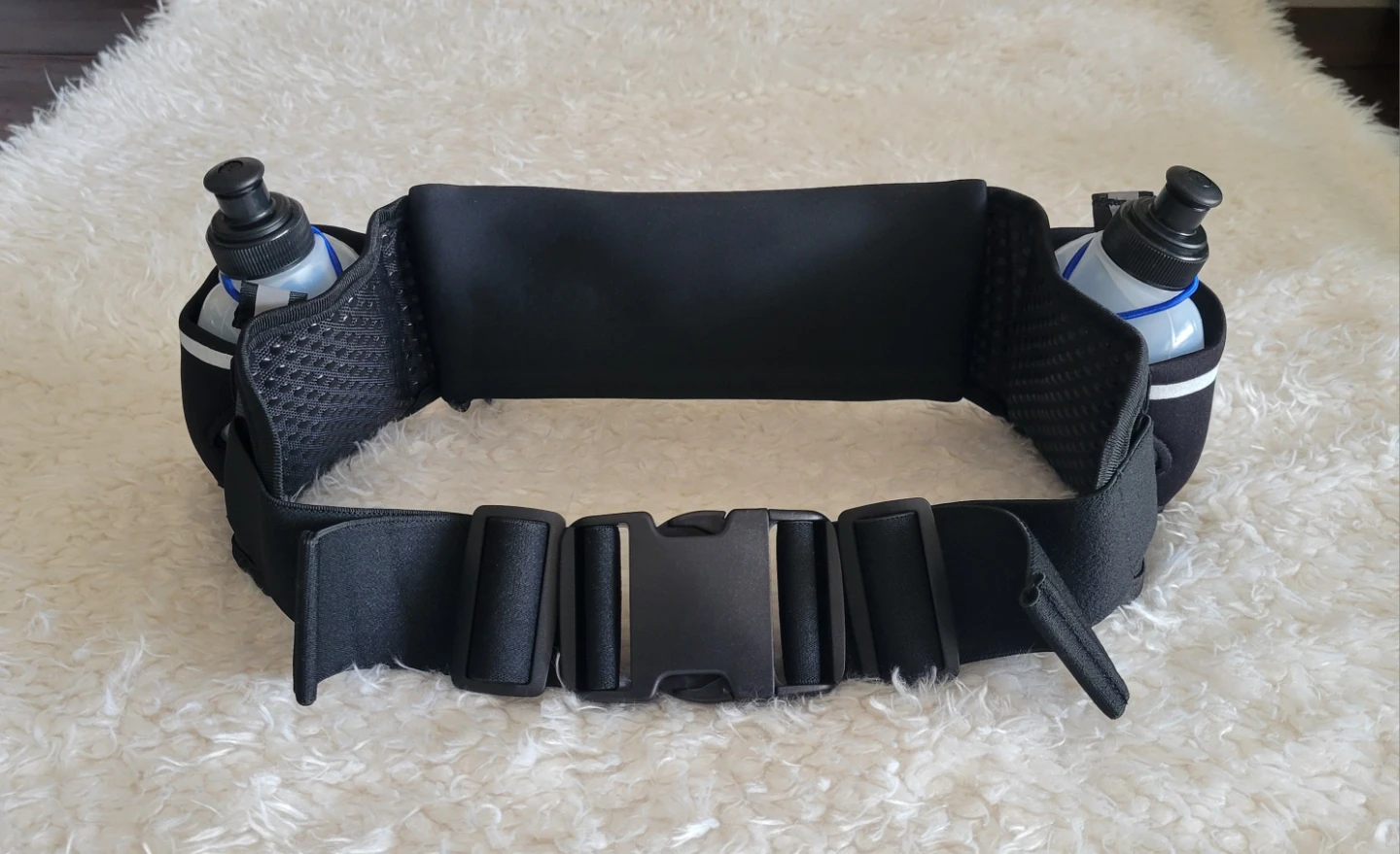 BNWOT Running Hydration Belt with 2 x 175ML Water Bottles - Blue - photo 2