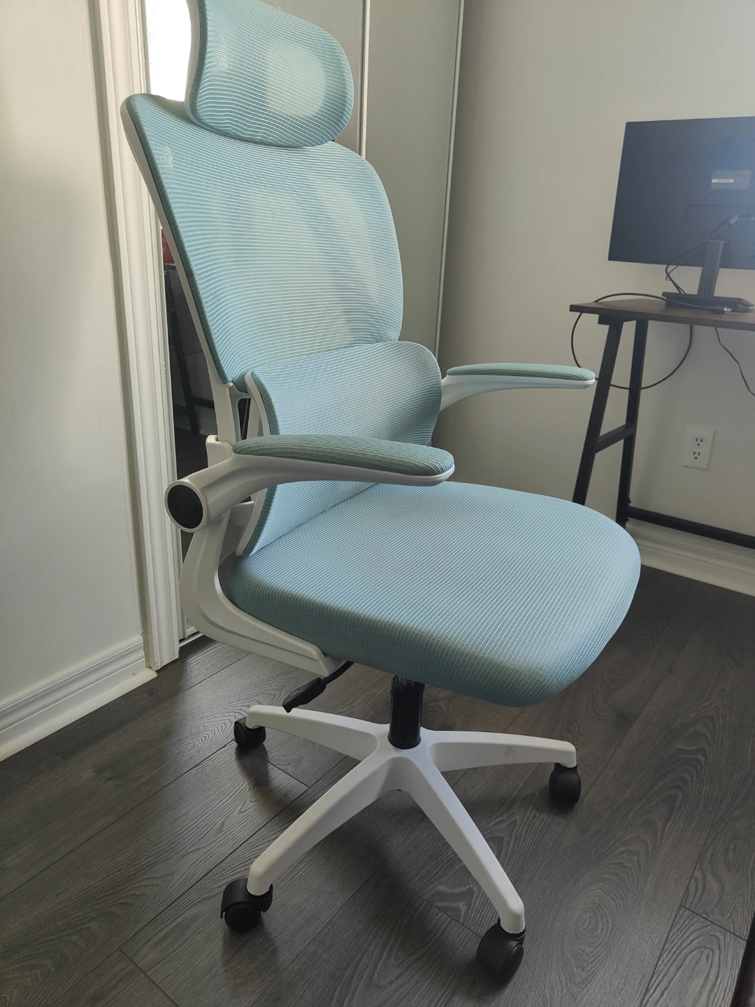 Ergonomic Office Chair - Light Blue Mesh - photo 2
